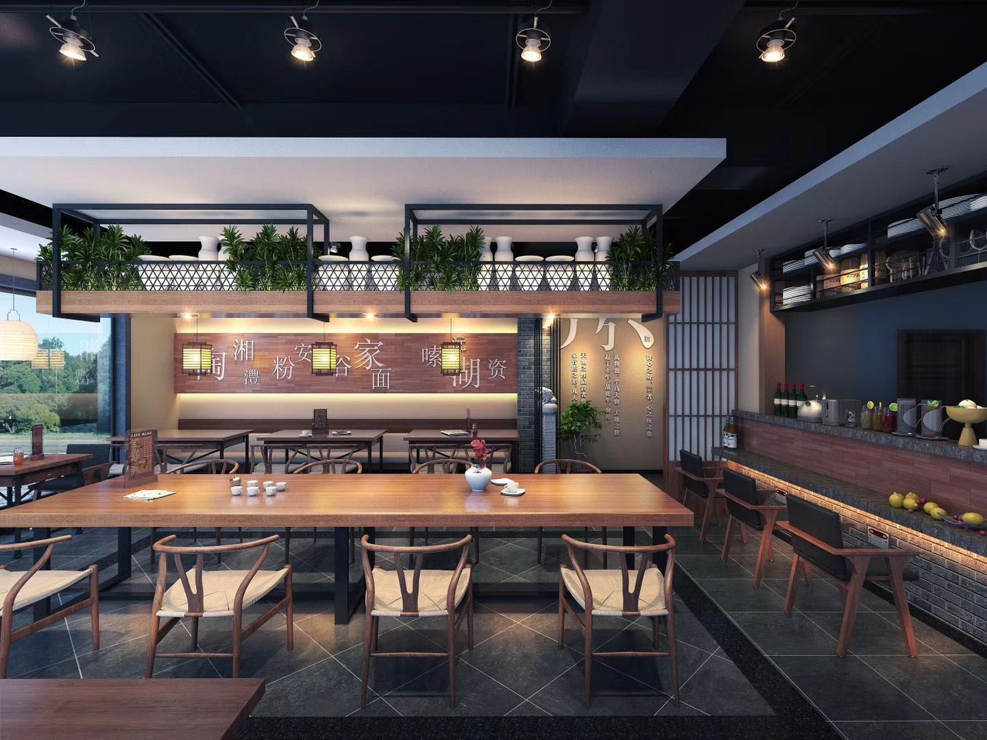 陶家湖-餐飲店鋪設計